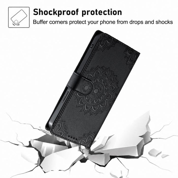 Funda para teléfono de piel vegana con cierre magnético y estampado de tótem, con correa., For Redmi K70E / Xiaomi Poco X6 Pro, For Redmi Note 13 Pro 5G / Poco X6, For Redmi Note 13 5G, For Redmi Note 13 Pro+, For Redmi 12 / Note 12R / Poco M6 Pro 5G  ...