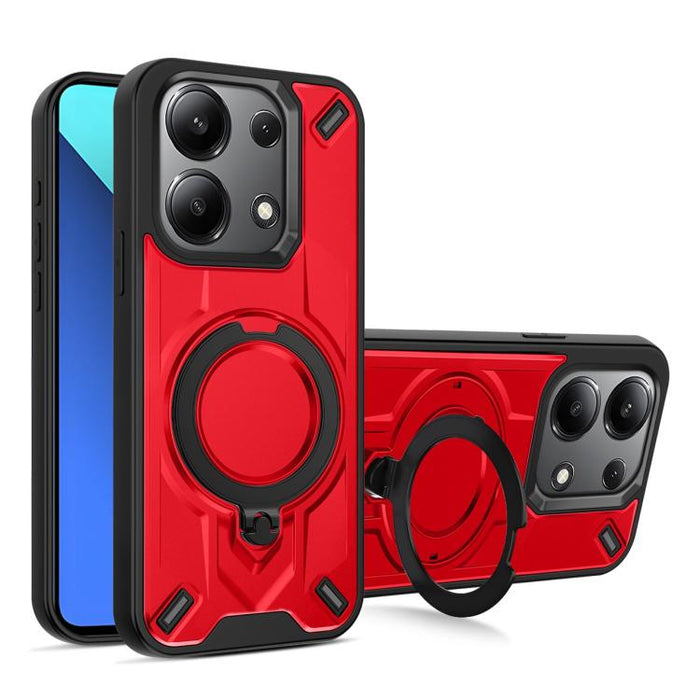 Funda magnética para teléfono con soporte giratorio Dijia, For Redmi 15C 5G / 4G Global 171mm, For Redmi A5 4G Global 171.7mm, For Redmi Note 14 4G 164.84mm, For Redmi Note 14 Pro 4G, For Redmi Note 14 4G 163.25mm, For Redmi 14C 4G/14R 5G/Poco C75 4G  ...