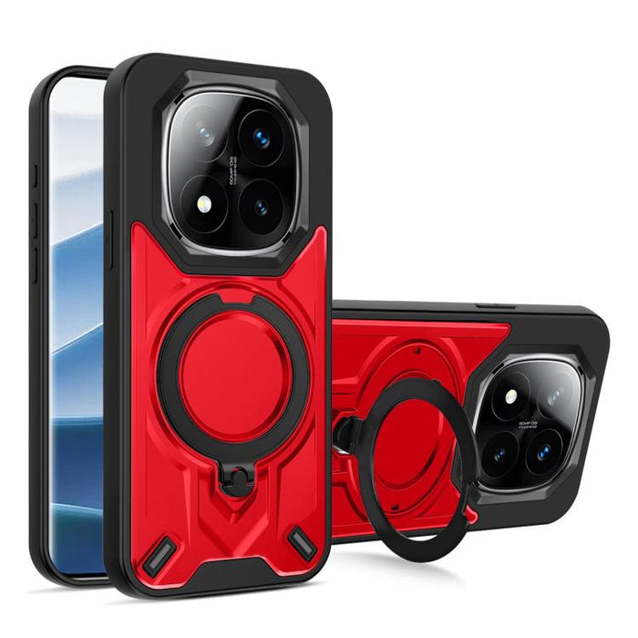 Funda magnética para teléfono con soporte giratorio Dijia, For Redmi 15C 5G / 4G Global 171mm, For Redmi A5 4G Global 171.7mm, For Redmi Note 14 4G 164.84mm, For Redmi Note 14 Pro 4G, For Redmi Note 14 4G 163.25mm, For Redmi 14C 4G/14R 5G/Poco C75 4G  ...