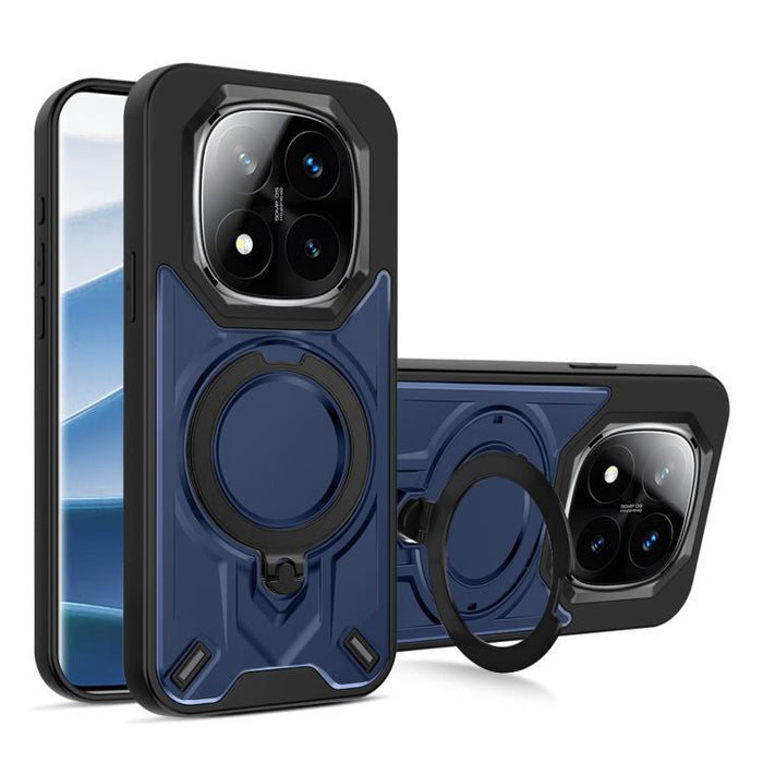 Funda magnética para teléfono con soporte giratorio Dijia, For Redmi 15C 5G / 4G Global 171mm, For Redmi A5 4G Global 171.7mm, For Redmi Note 14 4G 164.84mm, For Redmi Note 14 Pro 4G, For Redmi Note 14 4G 163.25mm, For Redmi 14C 4G/14R 5G/Poco C75 4G  ...
