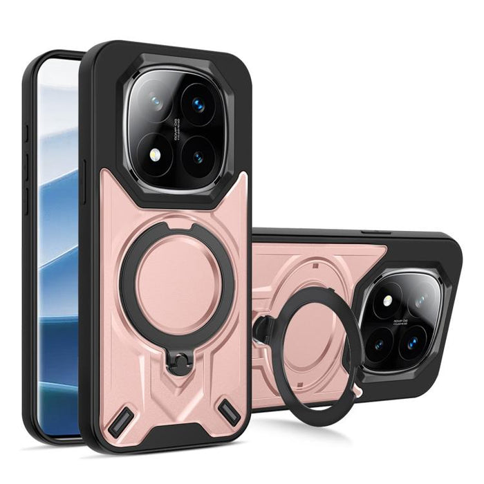 Funda magnética para teléfono con soporte giratorio Dijia, For Redmi 15C 5G / 4G Global 171mm, For Redmi A5 4G Global 171.7mm, For Redmi Note 14 4G 164.84mm, For Redmi Note 14 Pro 4G, For Redmi Note 14 4G 163.25mm, For Redmi 14C 4G/14R 5G/Poco C75 4G  ...