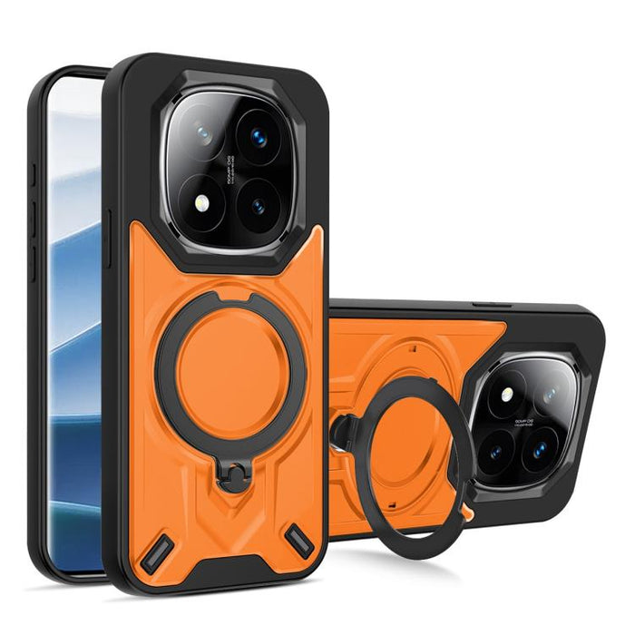 Funda magnética para teléfono con soporte giratorio Dijia, For Redmi 15C 5G / 4G Global 171mm, For Redmi A5 4G Global 171.7mm, For Redmi Note 14 4G 164.84mm, For Redmi Note 14 Pro 4G, For Redmi Note 14 4G 163.25mm, For Redmi 14C 4G/14R 5G/Poco C75 4G  ...