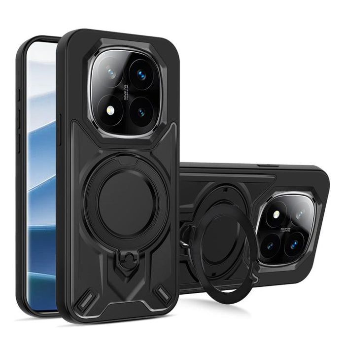 Funda magnética para teléfono con soporte giratorio Dijia, For Redmi 15C 5G / 4G Global 171mm, For Redmi A5 4G Global 171.7mm, For Redmi Note 14 4G 164.84mm, For Redmi Note 14 Pro 4G, For Redmi Note 14 4G 163.25mm, For Redmi 14C 4G/14R 5G/Poco C75 4G  ...