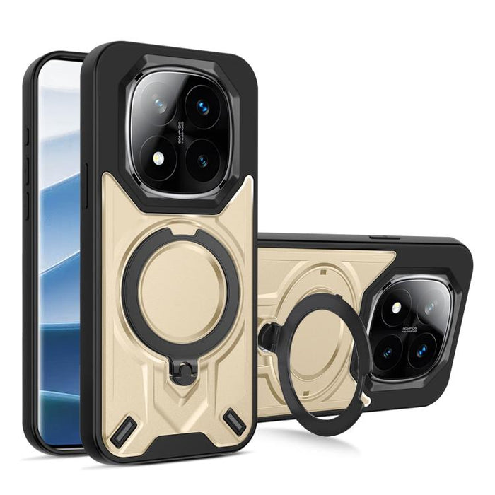Funda magnética para teléfono con soporte giratorio Dijia, For Redmi 15C 5G / 4G Global 171mm, For Redmi A5 4G Global 171.7mm, For Redmi Note 14 4G 164.84mm, For Redmi Note 14 Pro 4G, For Redmi Note 14 4G 163.25mm, For Redmi 14C 4G/14R 5G/Poco C75 4G  ...