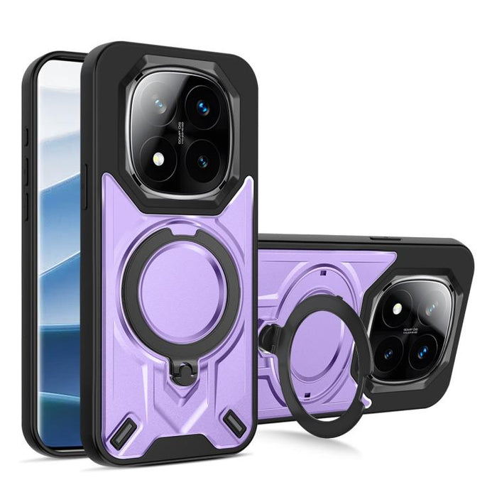 Funda magnética para teléfono con soporte giratorio Dijia, For Redmi 15C 5G / 4G Global 171mm, For Redmi A5 4G Global 171.7mm, For Redmi Note 14 4G 164.84mm, For Redmi Note 14 Pro 4G, For Redmi Note 14 4G 163.25mm, For Redmi 14C 4G/14R 5G/Poco C75 4G  ...