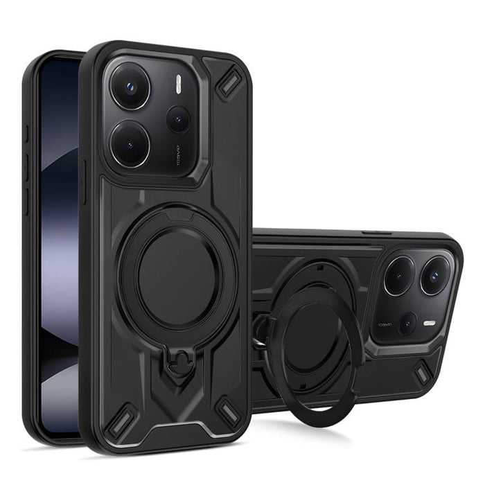 Funda magnética para teléfono con soporte giratorio Dijia, For Redmi 15C 5G / 4G Global 171mm, For Redmi A5 4G Global 171.7mm, For Redmi Note 14 4G 164.84mm, For Redmi Note 14 Pro 4G, For Redmi Note 14 4G 163.25mm, For Redmi 14C 4G/14R 5G/Poco C75 4G  ...