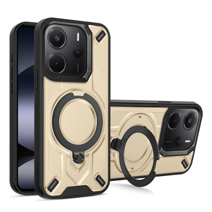 Funda magnética para teléfono con soporte giratorio Dijia, For Redmi 15C 5G / 4G Global 171mm, For Redmi A5 4G Global 171.7mm, For Redmi Note 14 4G 164.84mm, For Redmi Note 14 Pro 4G, For Redmi Note 14 4G 163.25mm, For Redmi 14C 4G/14R 5G/Poco C75 4G  ...
