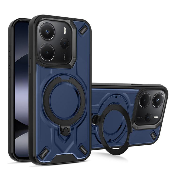 Funda magnética para teléfono con soporte giratorio Dijia, For Redmi 15C 5G / 4G Global 171mm, For Redmi A5 4G Global 171.7mm, For Redmi Note 14 4G 164.84mm, For Redmi Note 14 Pro 4G, For Redmi Note 14 4G 163.25mm, For Redmi 14C 4G/14R 5G/Poco C75 4G  ...