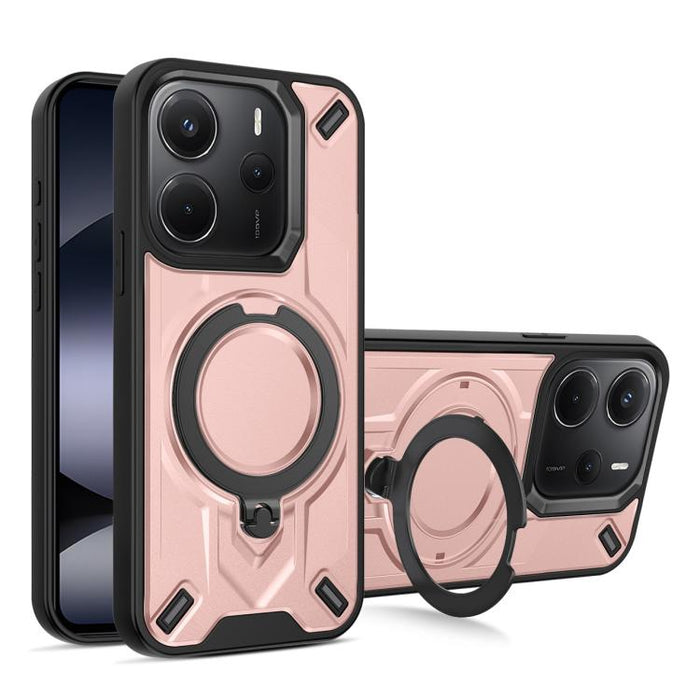 Funda magnética para teléfono con soporte giratorio Dijia, For Redmi 15C 5G / 4G Global 171mm, For Redmi A5 4G Global 171.7mm, For Redmi Note 14 4G 164.84mm, For Redmi Note 14 Pro 4G, For Redmi Note 14 4G 163.25mm, For Redmi 14C 4G/14R 5G/Poco C75 4G  ...