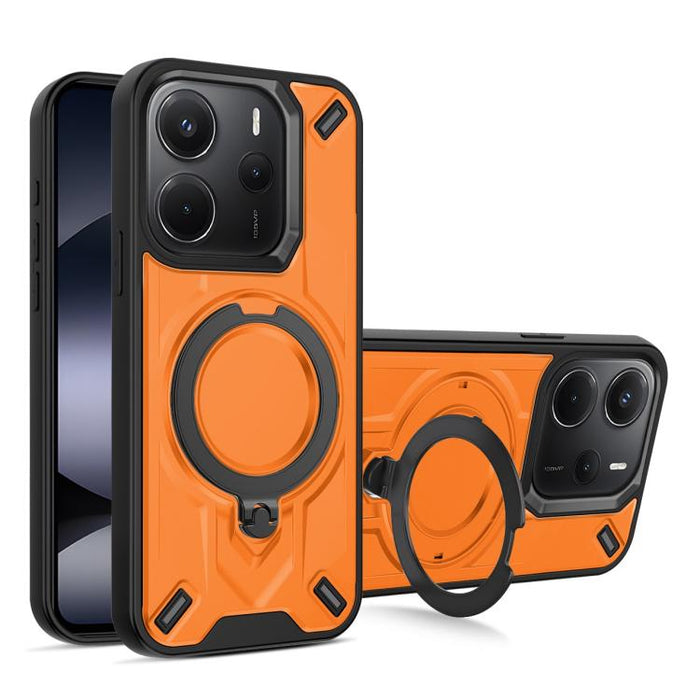 Funda magnética para teléfono con soporte giratorio Dijia, For Redmi 15C 5G / 4G Global 171mm, For Redmi A5 4G Global 171.7mm, For Redmi Note 14 4G 164.84mm, For Redmi Note 14 Pro 4G, For Redmi Note 14 4G 163.25mm, For Redmi 14C 4G/14R 5G/Poco C75 4G  ...