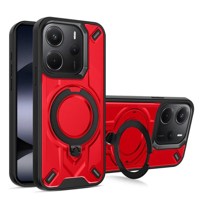 Funda magnética para teléfono con soporte giratorio Dijia, For Redmi 15C 5G / 4G Global 171mm, For Redmi A5 4G Global 171.7mm, For Redmi Note 14 4G 164.84mm, For Redmi Note 14 Pro 4G, For Redmi Note 14 4G 163.25mm, For Redmi 14C 4G/14R 5G/Poco C75 4G  ...