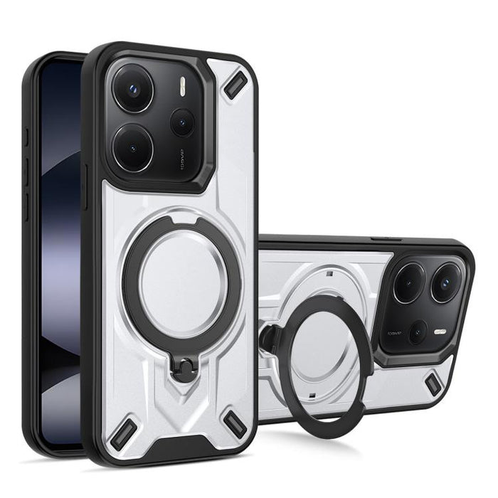 Funda magnética para teléfono con soporte giratorio Dijia, For Redmi 15C 5G / 4G Global 171mm, For Redmi A5 4G Global 171.7mm, For Redmi Note 14 4G 164.84mm, For Redmi Note 14 Pro 4G, For Redmi Note 14 4G 163.25mm, For Redmi 14C 4G/14R 5G/Poco C75 4G  ...