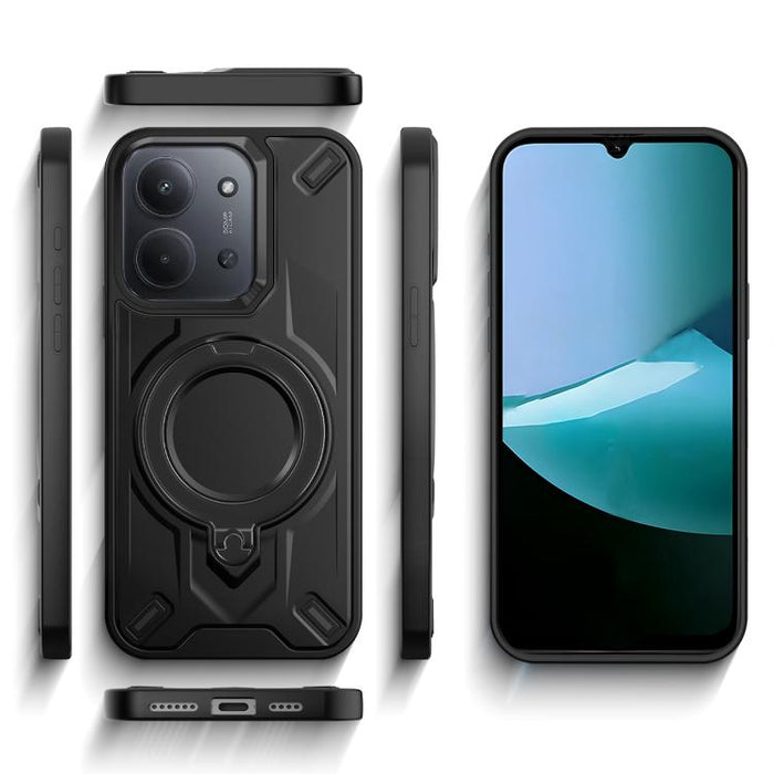 Funda magnética para teléfono con soporte giratorio Dijia, For Redmi 15C 5G / 4G Global 171mm, For Redmi A5 4G Global 171.7mm, For Redmi Note 14 4G 164.84mm, For Redmi Note 14 Pro 4G, For Redmi Note 14 4G 163.25mm, For Redmi 14C 4G/14R 5G/Poco C75 4G  ...