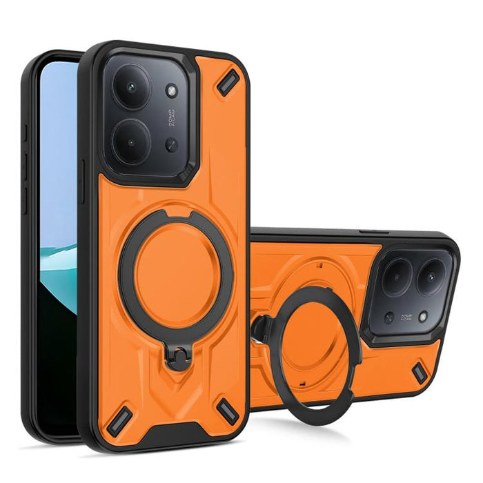Funda magnética para teléfono con soporte giratorio Dijia, For Redmi 15C 5G / 4G Global 171mm, For Redmi A5 4G Global 171.7mm, For Redmi Note 14 4G 164.84mm, For Redmi Note 14 Pro 4G, For Redmi Note 14 4G 163.25mm, For Redmi 14C 4G/14R 5G/Poco C75 4G  ...