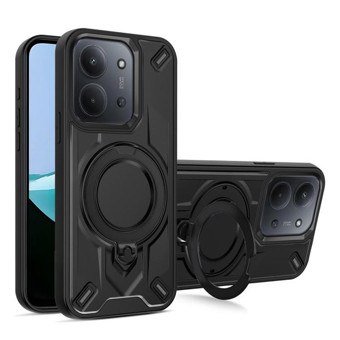 Funda magnética para teléfono con soporte giratorio Dijia, For Redmi 15C 5G / 4G Global 171mm, For Redmi A5 4G Global 171.7mm, For Redmi Note 14 4G 164.84mm, For Redmi Note 14 Pro 4G, For Redmi Note 14 4G 163.25mm, For Redmi 14C 4G/14R 5G/Poco C75 4G  ...