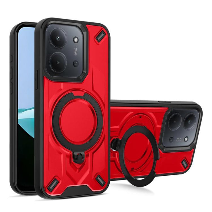 Funda magnética para teléfono con soporte giratorio Dijia, For Redmi 15C 5G / 4G Global 171mm, For Redmi A5 4G Global 171.7mm, For Redmi Note 14 4G 164.84mm, For Redmi Note 14 Pro 4G, For Redmi Note 14 4G 163.25mm, For Redmi 14C 4G/14R 5G/Poco C75 4G  ...