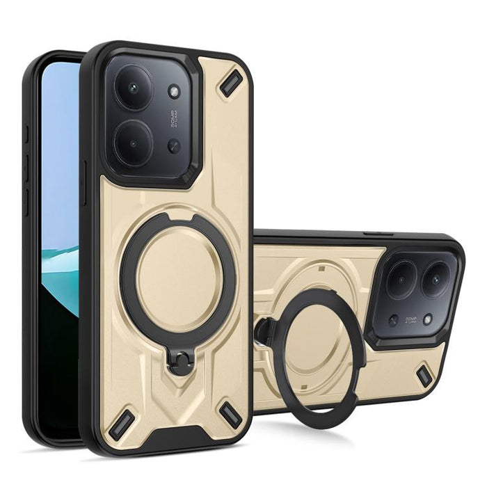 Funda magnética para teléfono con soporte giratorio Dijia, For Redmi 15C 5G / 4G Global 171mm, For Redmi A5 4G Global 171.7mm, For Redmi Note 14 4G 164.84mm, For Redmi Note 14 Pro 4G, For Redmi Note 14 4G 163.25mm, For Redmi 14C 4G/14R 5G/Poco C75 4G  ...