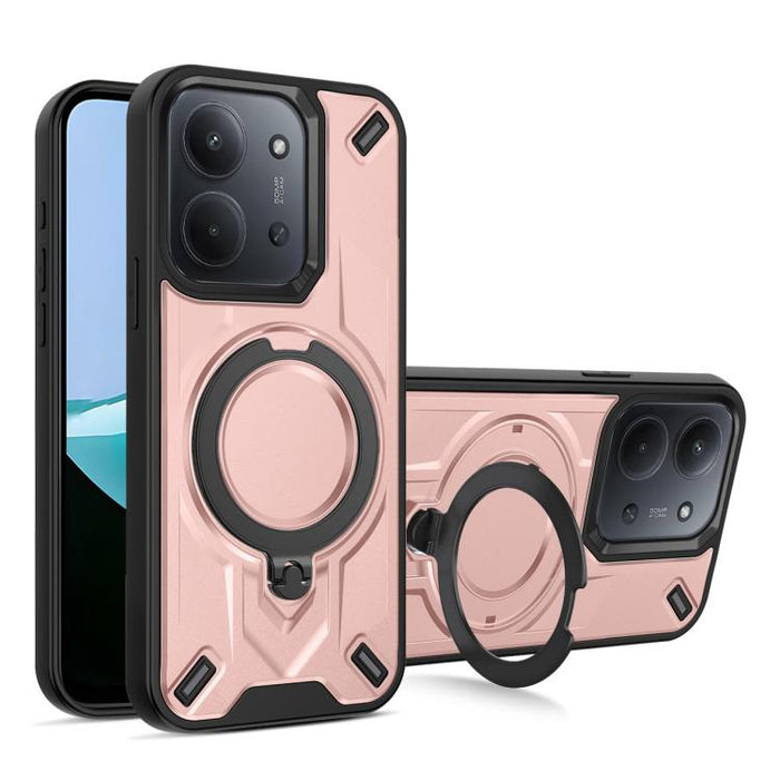 Funda magnética para teléfono con soporte giratorio Dijia, For Redmi 15C 5G / 4G Global 171mm, For Redmi A5 4G Global 171.7mm, For Redmi Note 14 4G 164.84mm, For Redmi Note 14 Pro 4G, For Redmi Note 14 4G 163.25mm, For Redmi 14C 4G/14R 5G/Poco C75 4G  ...