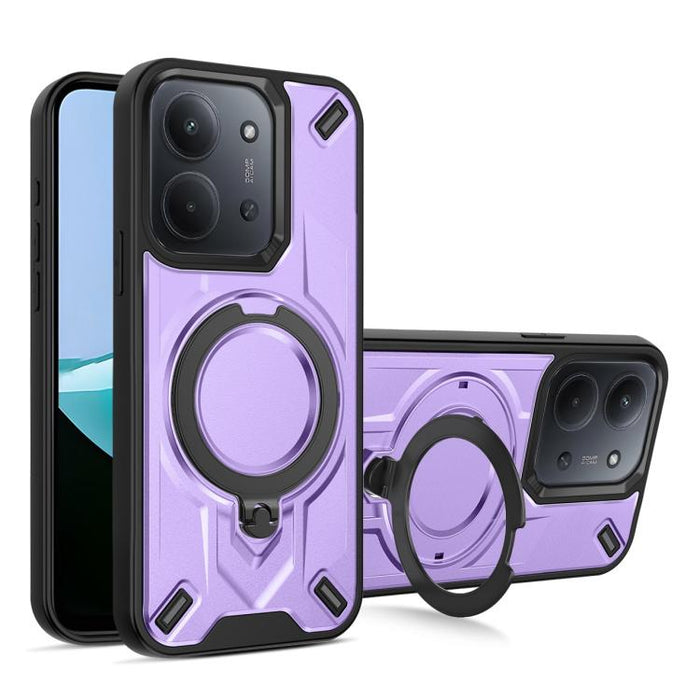 Funda magnética para teléfono con soporte giratorio Dijia, For Redmi 15C 5G / 4G Global 171mm, For Redmi A5 4G Global 171.7mm, For Redmi Note 14 4G 164.84mm, For Redmi Note 14 Pro 4G, For Redmi Note 14 4G 163.25mm, For Redmi 14C 4G/14R 5G/Poco C75 4G  ...