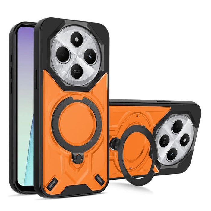 Funda magnética para teléfono con soporte giratorio Dijia, For Redmi 15C 5G / 4G Global 171mm, For Redmi A5 4G Global 171.7mm, For Redmi Note 14 4G 164.84mm, For Redmi Note 14 Pro 4G, For Redmi Note 14 4G 163.25mm, For Redmi 14C 4G/14R 5G/Poco C75 4G  ...