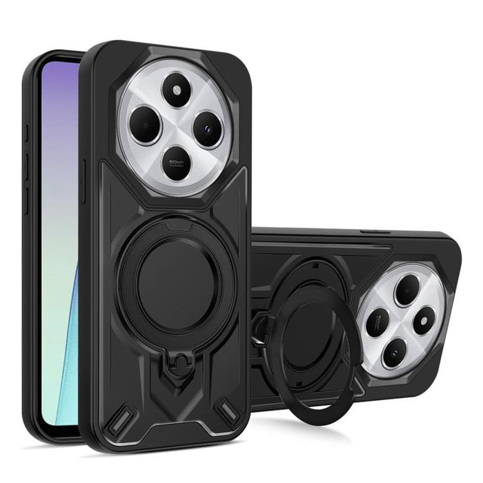 Funda magnética para teléfono con soporte giratorio Dijia, For Redmi 15C 5G / 4G Global 171mm, For Redmi A5 4G Global 171.7mm, For Redmi Note 14 4G 164.84mm, For Redmi Note 14 Pro 4G, For Redmi Note 14 4G 163.25mm, For Redmi 14C 4G/14R 5G/Poco C75 4G  ...