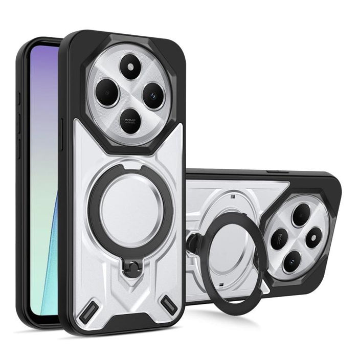 Funda magnética para teléfono con soporte giratorio Dijia, For Redmi 15C 5G / 4G Global 171mm, For Redmi A5 4G Global 171.7mm, For Redmi Note 14 4G 164.84mm, For Redmi Note 14 Pro 4G, For Redmi Note 14 4G 163.25mm, For Redmi 14C 4G/14R 5G/Poco C75 4G  ...