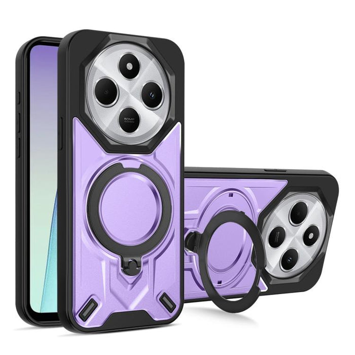 Funda magnética para teléfono con soporte giratorio Dijia, For Redmi 15C 5G / 4G Global 171mm, For Redmi A5 4G Global 171.7mm, For Redmi Note 14 4G 164.84mm, For Redmi Note 14 Pro 4G, For Redmi Note 14 4G 163.25mm, For Redmi 14C 4G/14R 5G/Poco C75 4G  ...