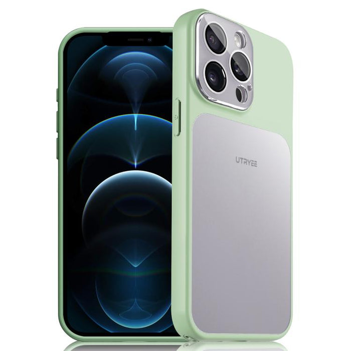 Funda magnética para teléfono UTRYEE de color plateado y colorida, For iPhone 12 Pro Max, For iPhone 12 Pro