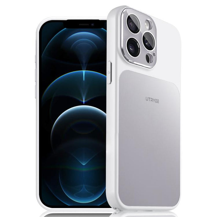 Funda magnética para teléfono UTRYEE de color plateado y colorida, For iPhone 12 Pro Max, For iPhone 12 Pro