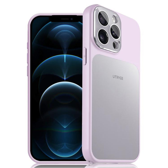 Funda magnética para teléfono UTRYEE de color plateado y colorida, For iPhone 12 Pro Max, For iPhone 12 Pro