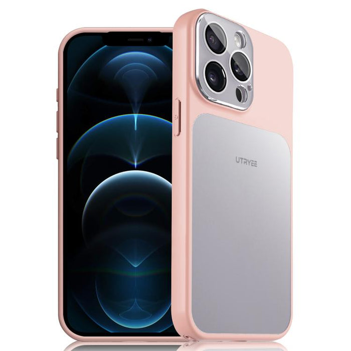Funda magnética para teléfono UTRYEE de color plateado y colorida, For iPhone 12 Pro Max, For iPhone 12 Pro