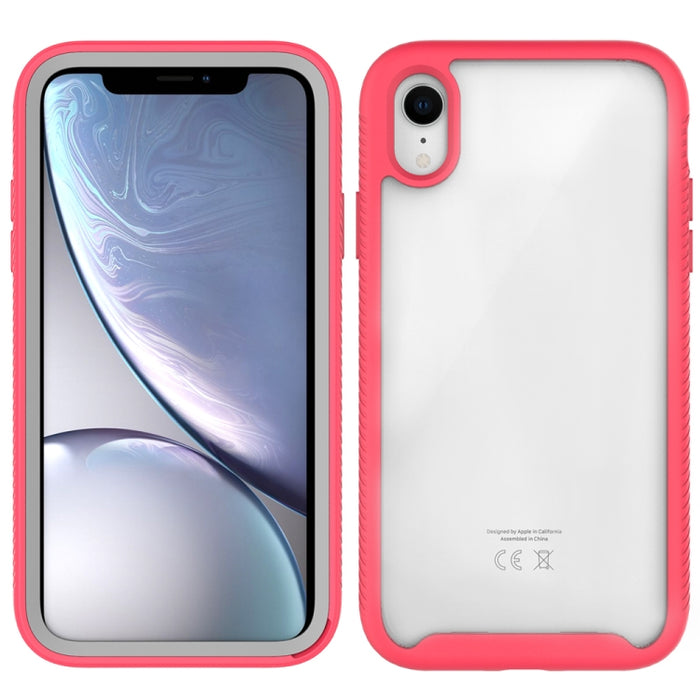 Starry Sky Solid Color Series Funda protectora a prueba de golpes PC + TPU para iPhone XR