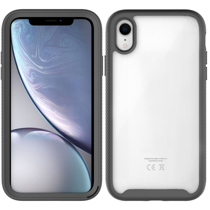 Starry Sky Solid Color Series Funda protectora a prueba de golpes PC + TPU para iPhone XR