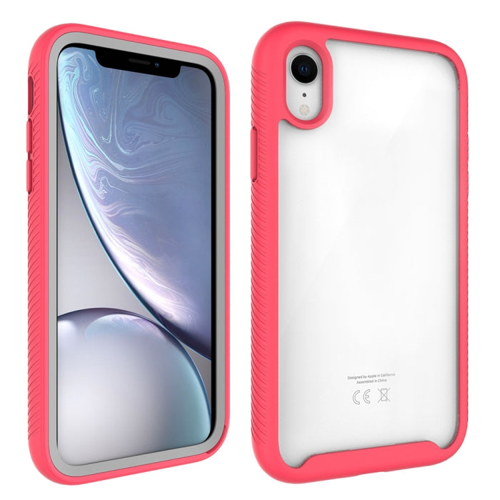 Starry Sky Solid Color Series Funda protectora a prueba de golpes PC + TPU para iPhone XR