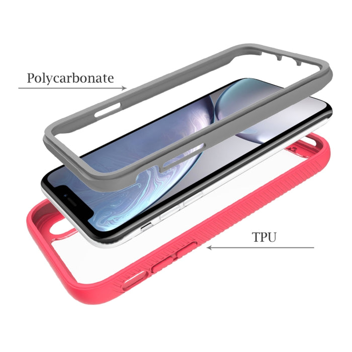 Starry Sky Solid Color Series Funda protectora a prueba de golpes PC + TPU para iPhone XR