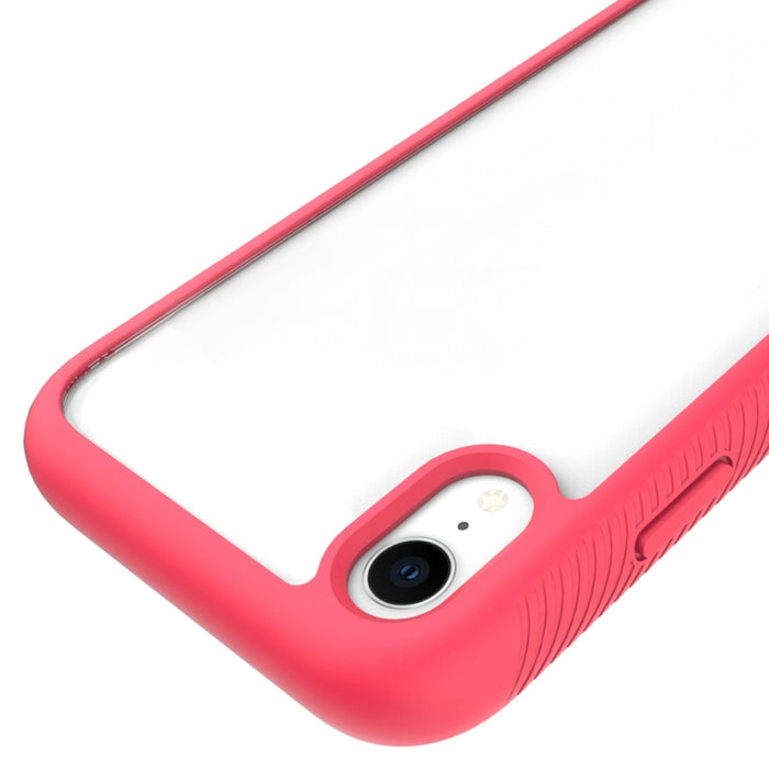 Starry Sky Solid Color Series Funda protectora a prueba de golpes PC + TPU para iPhone XR