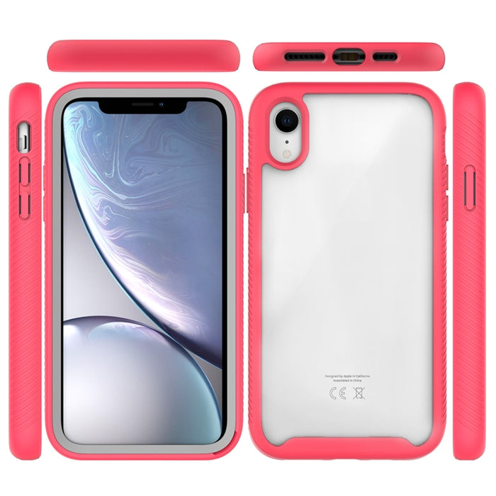 Starry Sky Solid Color Series Funda protectora a prueba de golpes PC + TPU para iPhone XR