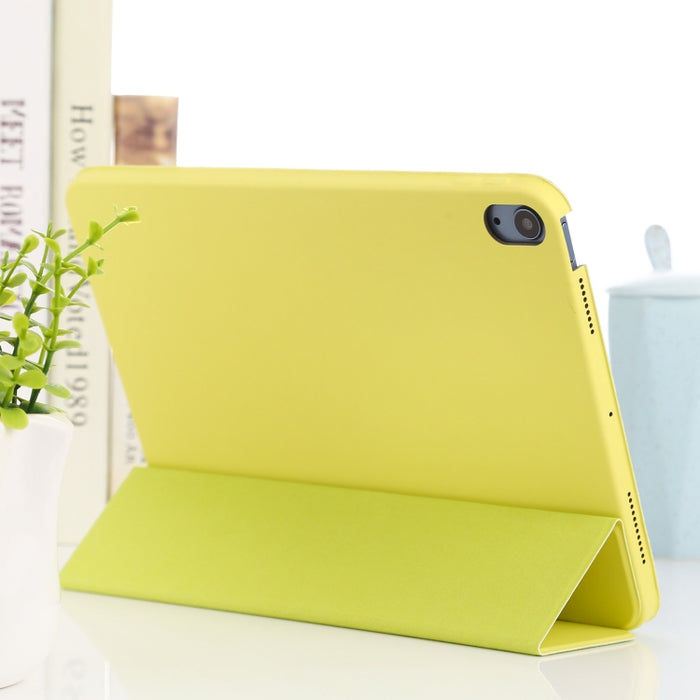 Estuche de cuero inteligente con tapa horizontal de 3 pliegues con función de suspensión / activación y soporte, For iPad Air 2022 / 2020 10.9