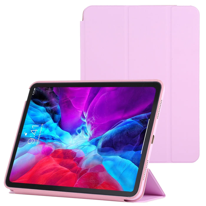 Estuche de cuero inteligente con tapa horizontal de 3 pliegues con función de suspensión / activación y soporte, For iPad Air 2022 / 2020 10.9