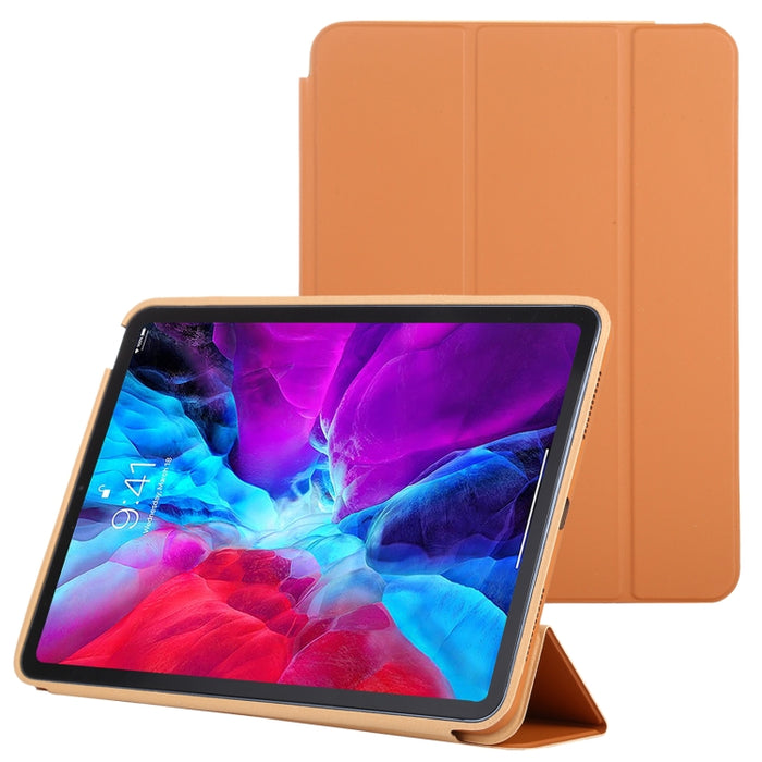 Estuche de cuero inteligente con tapa horizontal de 3 pliegues con función de suspensión / activación y soporte, For iPad Air 2022 / 2020 10.9