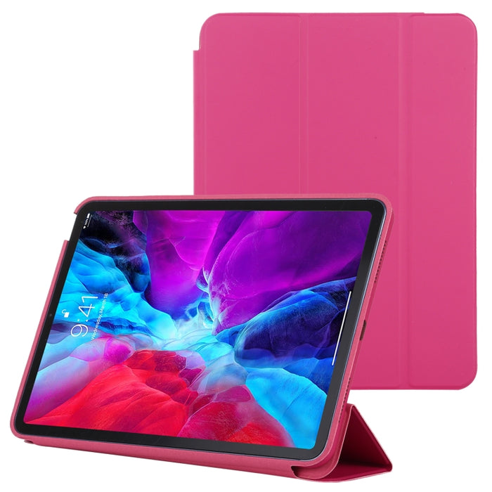 Estuche de cuero inteligente con tapa horizontal de 3 pliegues con función de suspensión / activación y soporte, For iPad Air 2022 / 2020 10.9
