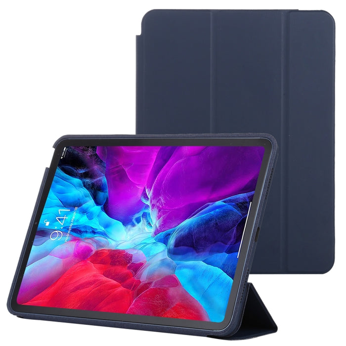 Estuche de cuero inteligente con tapa horizontal de 3 pliegues con función de suspensión / activación y soporte, For iPad Air 2022 / 2020 10.9