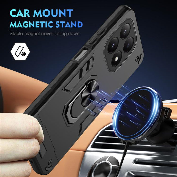 Funda protectora antigolpes con soporte integrado WANLONFENG para teléfono, incluye 2 protectores de pantalla., For Xiaomi 15T 5G