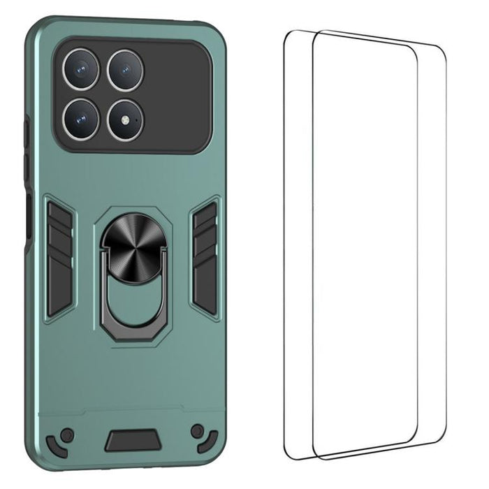 Funda protectora antigolpes con soporte integrado WANLONFENG para teléfono, incluye 2 protectores de pantalla., For Redmi Turbo 5 Max / Poco X8 Pro Max, For Redmi Turbo 5 5G / Poco X8 Pro, For Redmi K90 Pro Max / Poco F8 Ultra                          ...