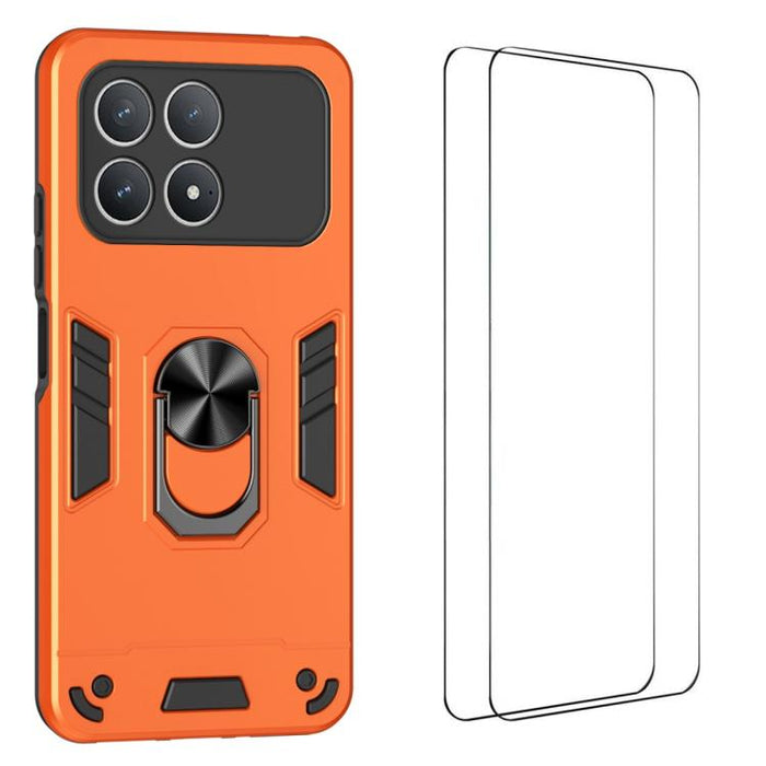 Funda protectora antigolpes con soporte integrado WANLONFENG para teléfono, incluye 2 protectores de pantalla., For Redmi Turbo 5 Max / Poco X8 Pro Max, For Redmi Turbo 5 5G / Poco X8 Pro, For Redmi K90 Pro Max / Poco F8 Ultra                          ...