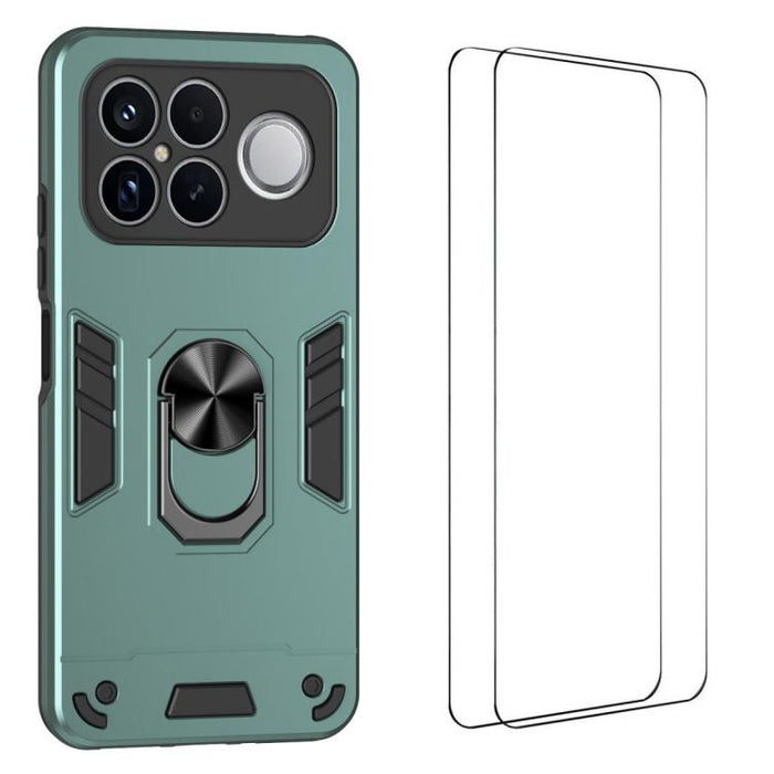 Funda protectora antigolpes con soporte integrado WANLONFENG para teléfono, incluye 2 protectores de pantalla., For Redmi Turbo 5 Max / Poco X8 Pro Max, For Redmi Turbo 5 5G / Poco X8 Pro, For Redmi K90 Pro Max / Poco F8 Ultra                          ...