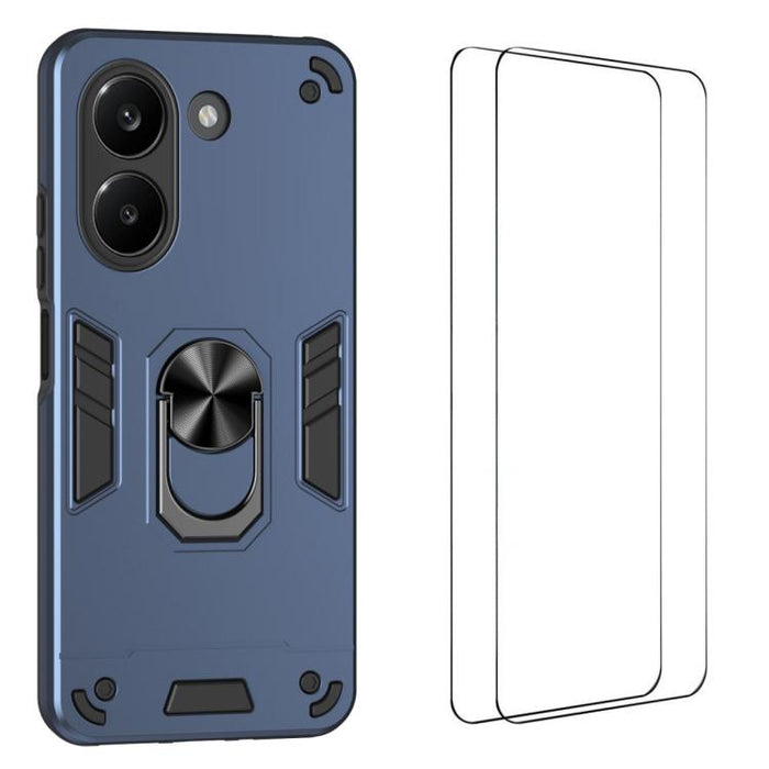 Funda protectora antigolpes con soporte integrado WANLONFENG para teléfono, incluye 2 protectores de pantalla., For Redmi Turbo 5 Max / Poco X8 Pro Max, For Redmi Turbo 5 5G / Poco X8 Pro, For Redmi K90 Pro Max / Poco F8 Ultra                          ...