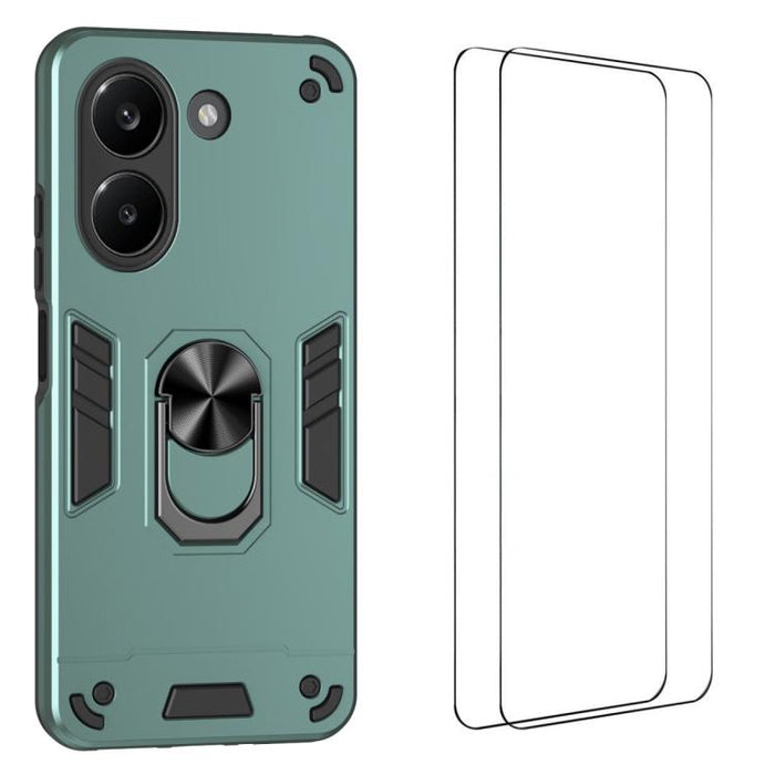 Funda protectora antigolpes con soporte integrado WANLONFENG para teléfono, incluye 2 protectores de pantalla., For Redmi Turbo 5 Max / Poco X8 Pro Max, For Redmi Turbo 5 5G / Poco X8 Pro, For Redmi K90 Pro Max / Poco F8 Ultra                          ...