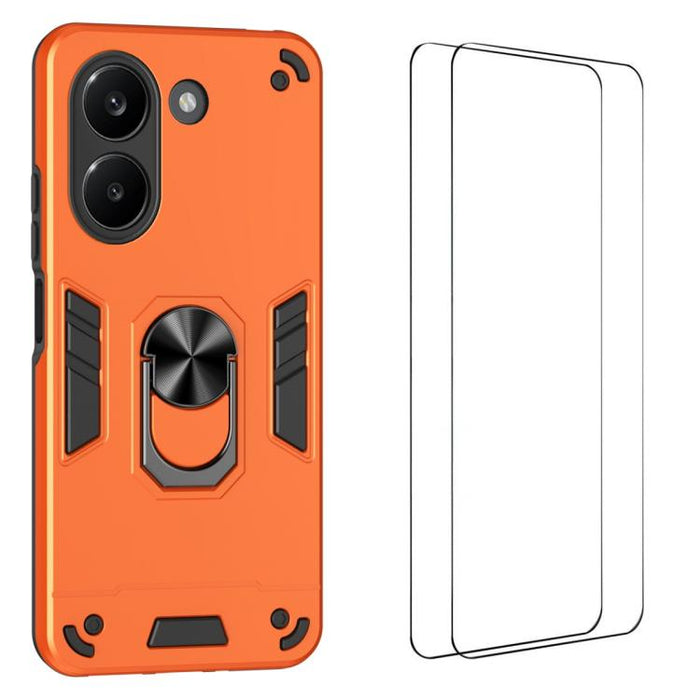 Funda protectora antigolpes con soporte integrado WANLONFENG para teléfono, incluye 2 protectores de pantalla., For Redmi Turbo 5 Max / Poco X8 Pro Max, For Redmi Turbo 5 5G / Poco X8 Pro, For Redmi K90 Pro Max / Poco F8 Ultra                          ...