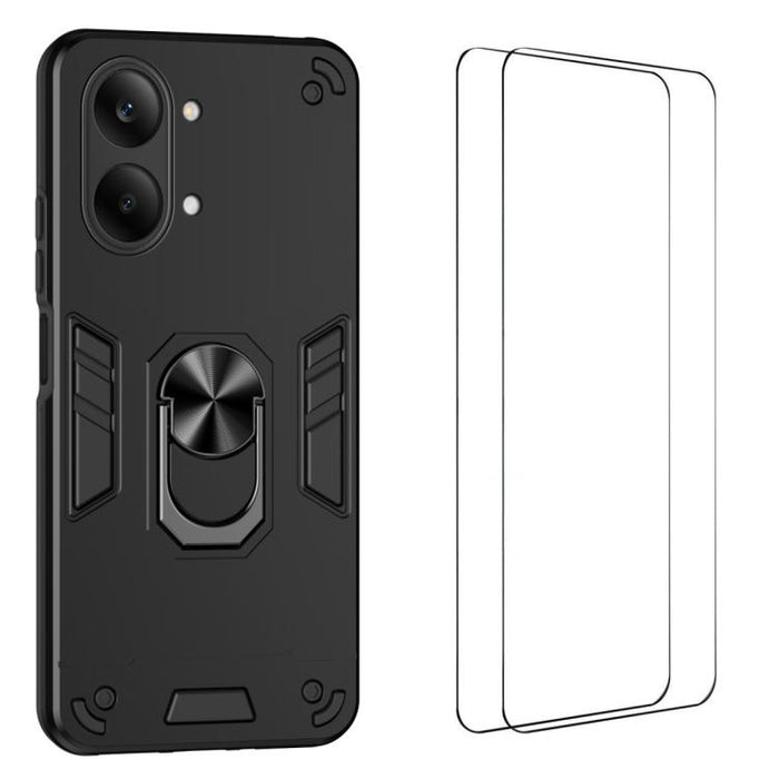 Funda protectora antigolpes con soporte integrado WANLONFENG para teléfono, incluye 2 protectores de pantalla., For Redmi Turbo 5 Max / Poco X8 Pro Max, For Redmi Turbo 5 5G / Poco X8 Pro, For Redmi K90 Pro Max / Poco F8 Ultra                          ...